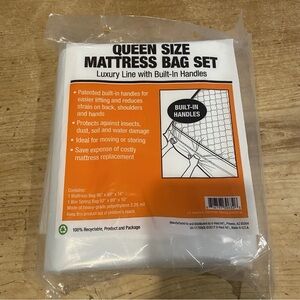 U Haul Queen Size Mattress Set With Handles Luxury Line New In Bag